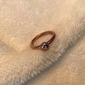 Rose gold Coach stacker